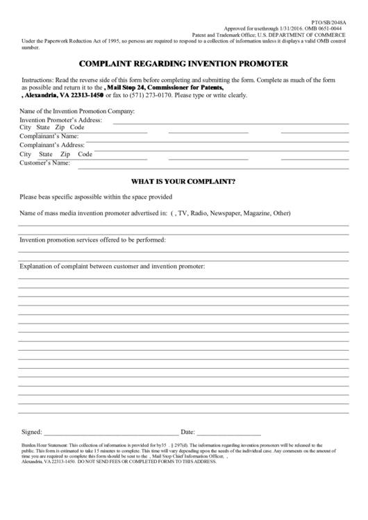 258 Complaint Form Templates Free To Download In PDF