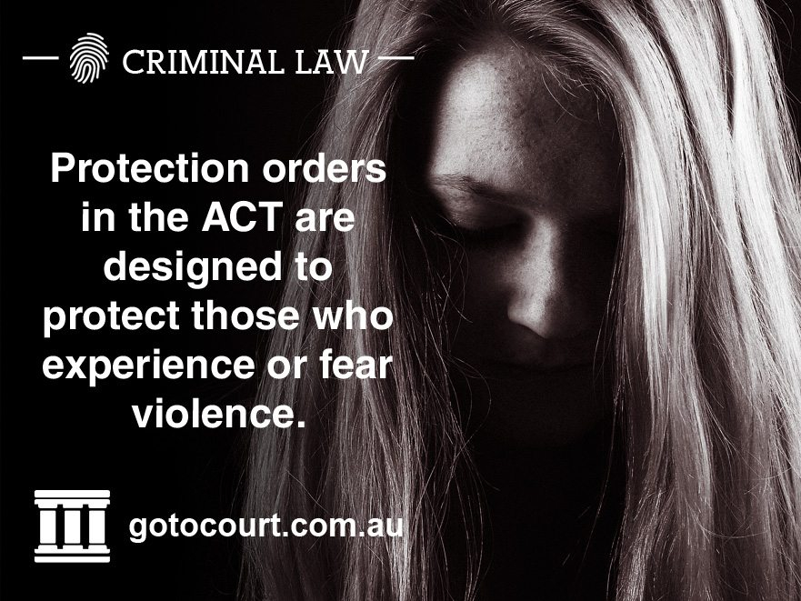 Applying For A Protection Order In The ACT