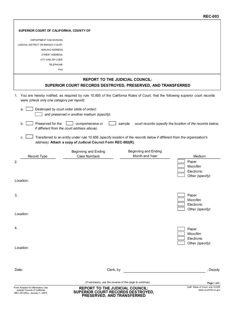 California Legal Forms 689 Free Templates In PDF Word Excel Download