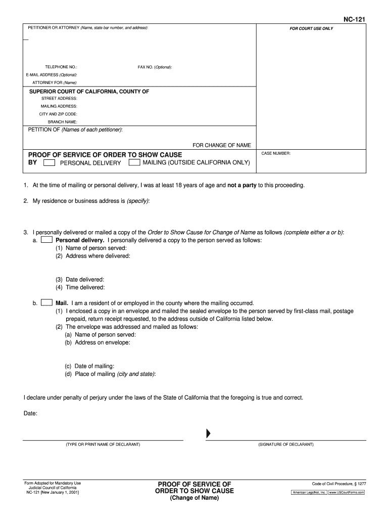 Certificate Of Service Nc Fill Online Printable Fillable Blank