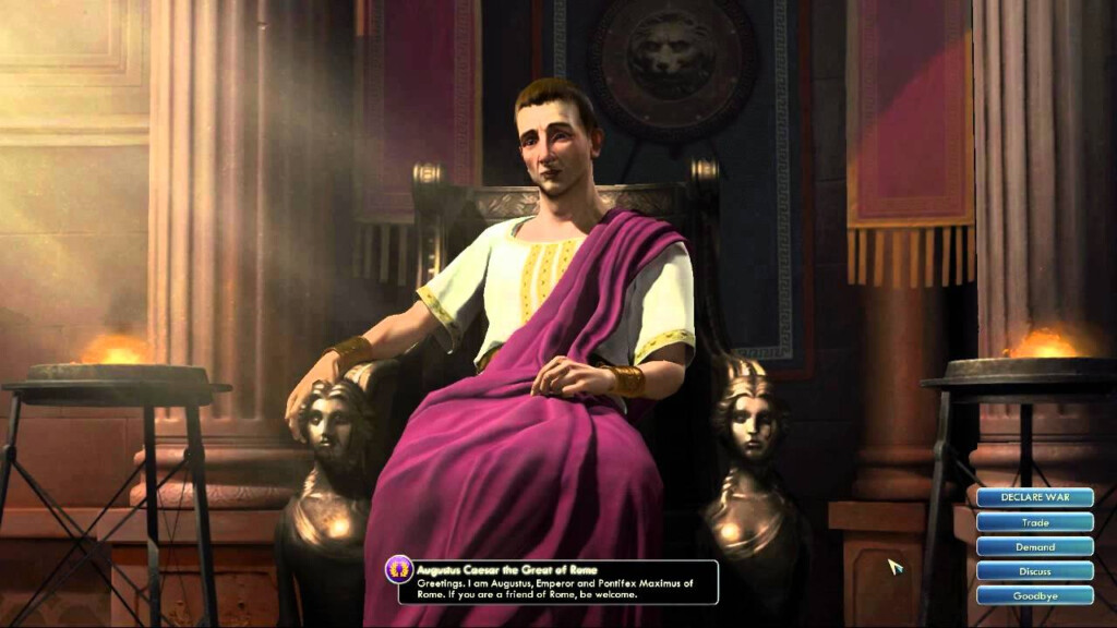 Civilization V OST Augustus Caesar Peace Theme Ancient Roman Melody 