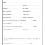 Club Membership Form Pdf Fill Online Printable Fillable Blank