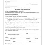 Defendant Answer Form Texas Fill Online Printable Fillable Blank