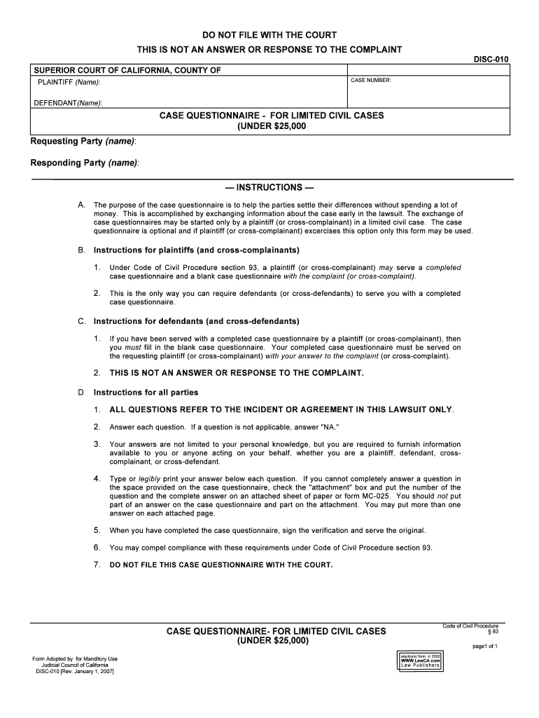 File A Written Response With The Court Answering Your Form Fill Out 