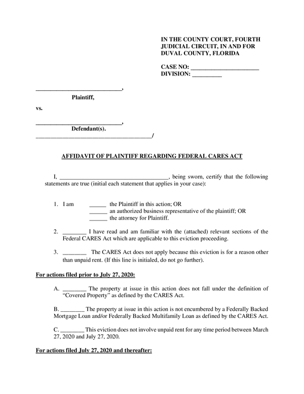 Fill Free Fillable Duval County Clerk Of Courts PDF Forms