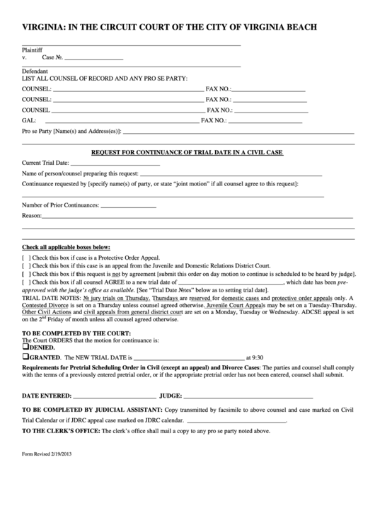 Virginia Civil Court Forms Civil Form 2023