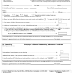Fillable W 4 Form Employee S Withholding Allowance Certificate