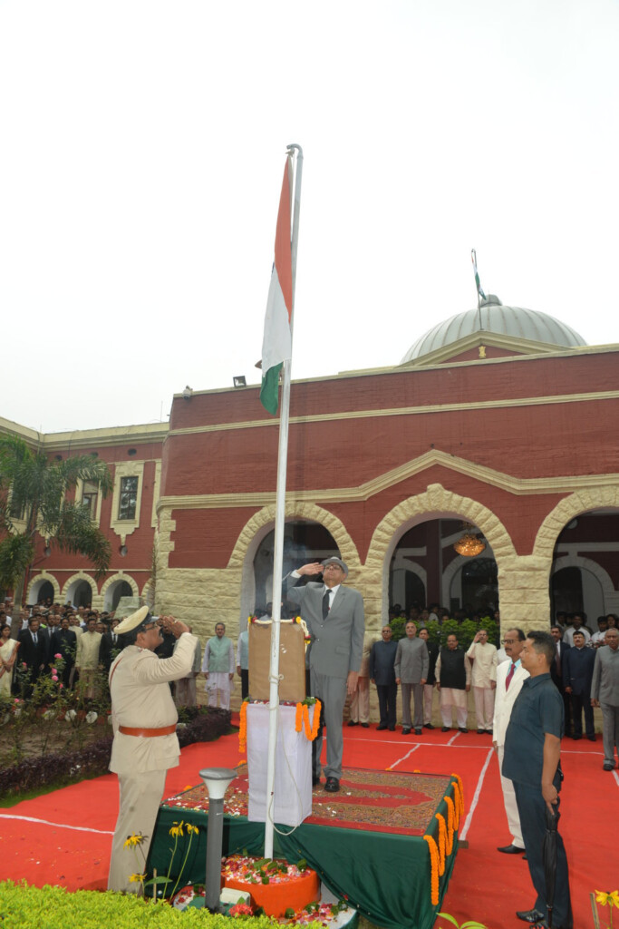 Flag Hoisting Ceremony On Independence Day 15th August 2018 High 