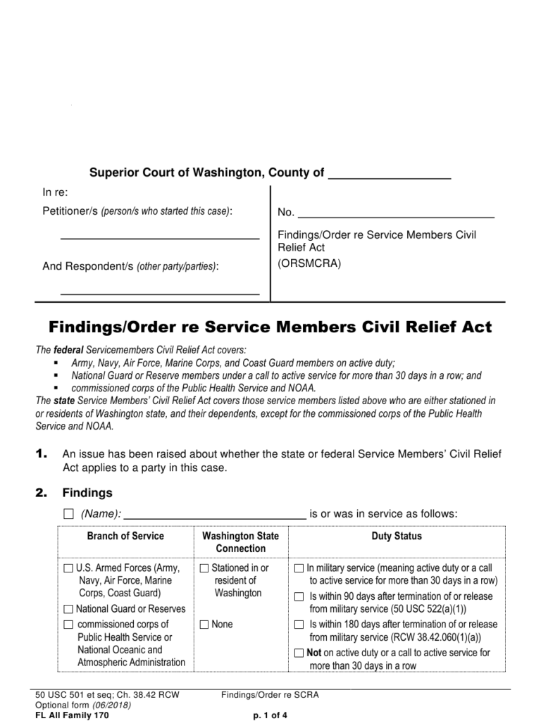 Form FL All Family170 Download Printable PDF Or Fill Online Findings 