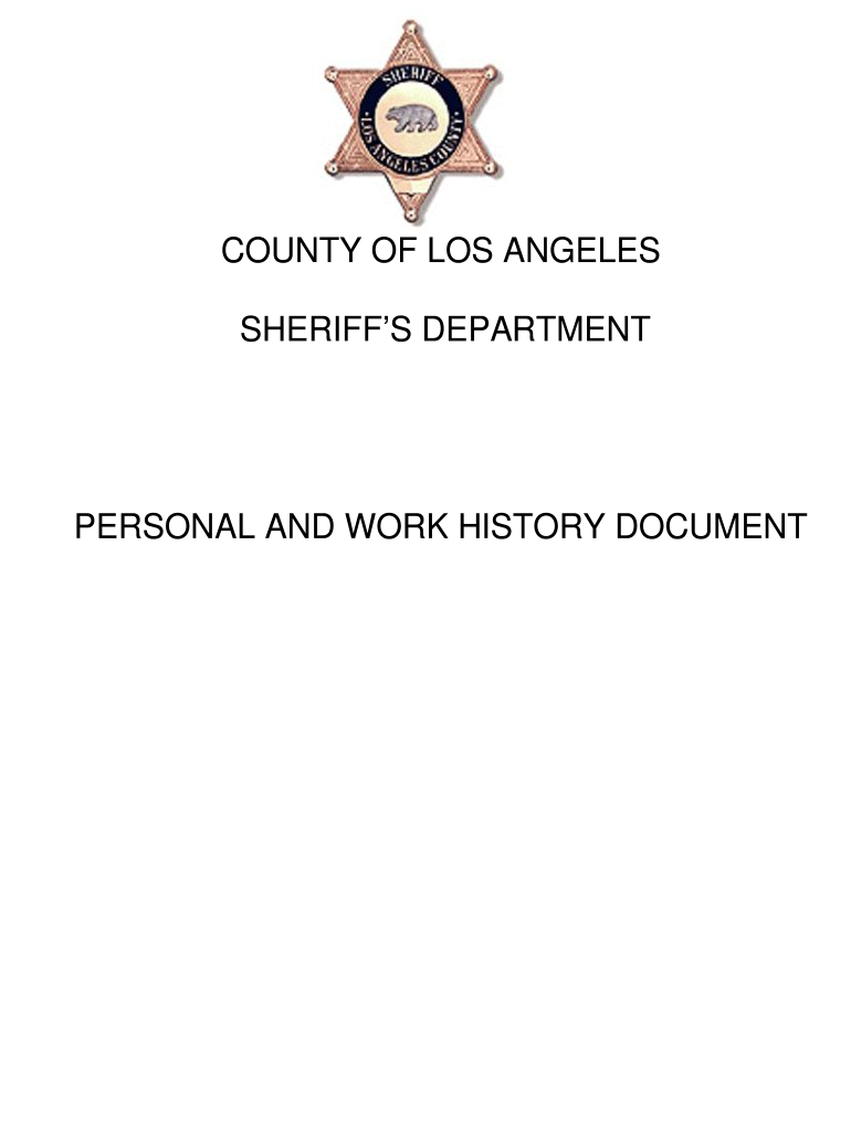 Form Sheriff Fill Online Printable Fillable Blank PdfFiller