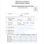 FREE 24 Sample Job Application Forms In PDF MS Word