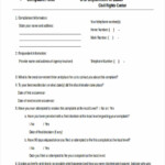 FREE 5 Sample Civil Complaint Forms In MS Word PDF