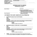 Maricopa County Superior Court Number Fill Out And Sign Printable PDF