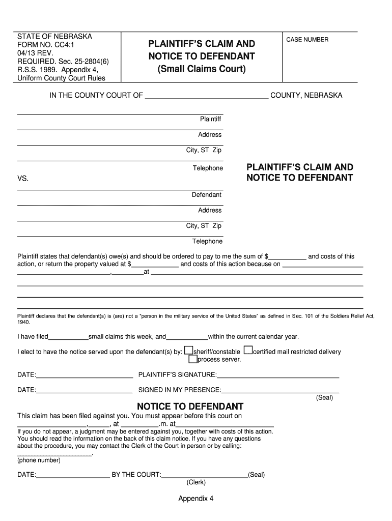 Ne Supreme Court Forms Fill Out And Sign Printable PDF Template SignNow