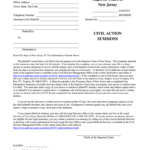 Nj Summons Fill Online Printable Fillable Blank PdfFiller