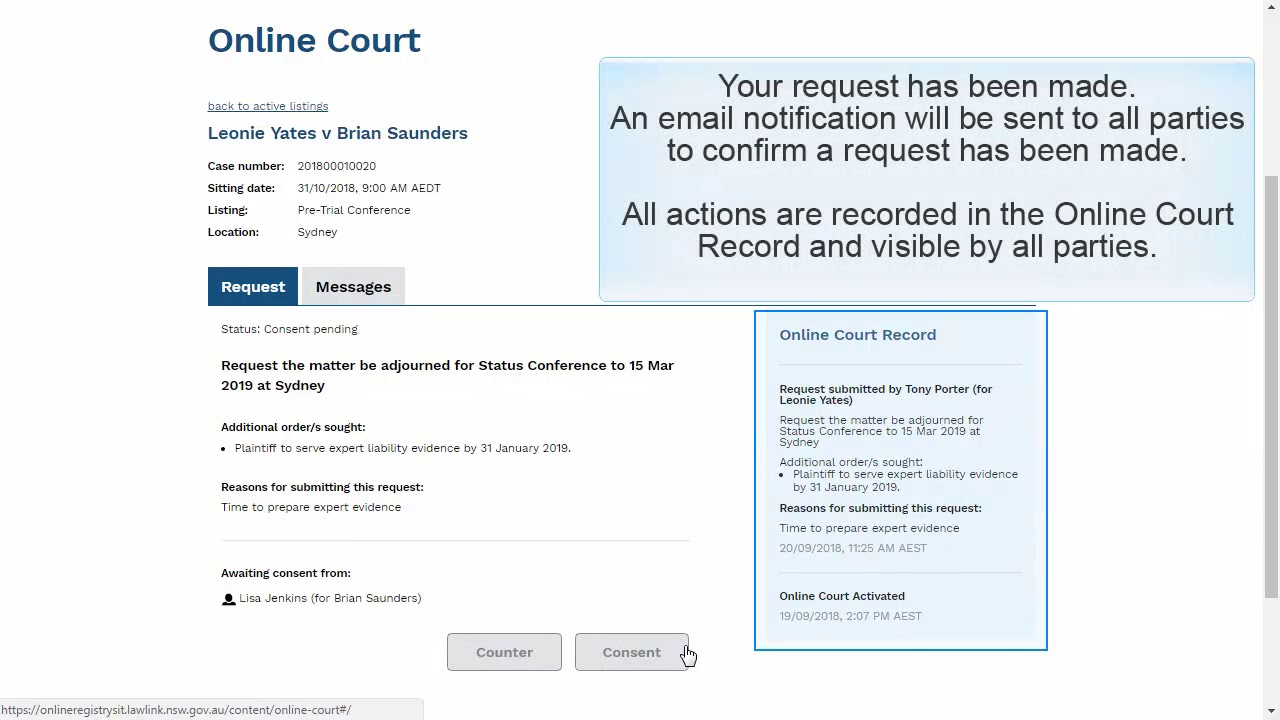 NSW Online Court District Court Civil Sydney Only YouTube