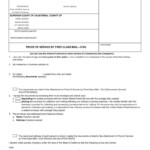 POS 030 Proof Of Service By First Class Mail Civil Fillable Form