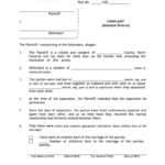 Printable Uncontested Divorce Papers Fill Online Printable Fillable