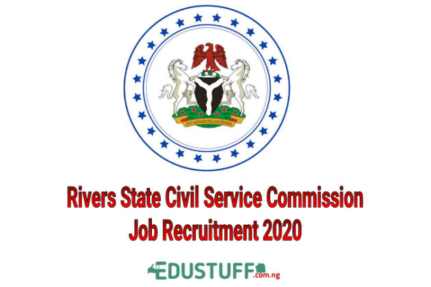 Rivers State Civil Service Commission 2020 Job Application Portal 