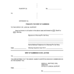 Writ Of Summons Form Fill Online Printable Fillable Blank PdfFiller