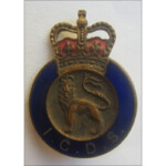 1953 1968 Industrial Civil Defence Service Lady Volunteer I C D S Badge