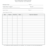 2009 Form MO Community Service Work Time SheetFill Online Printable