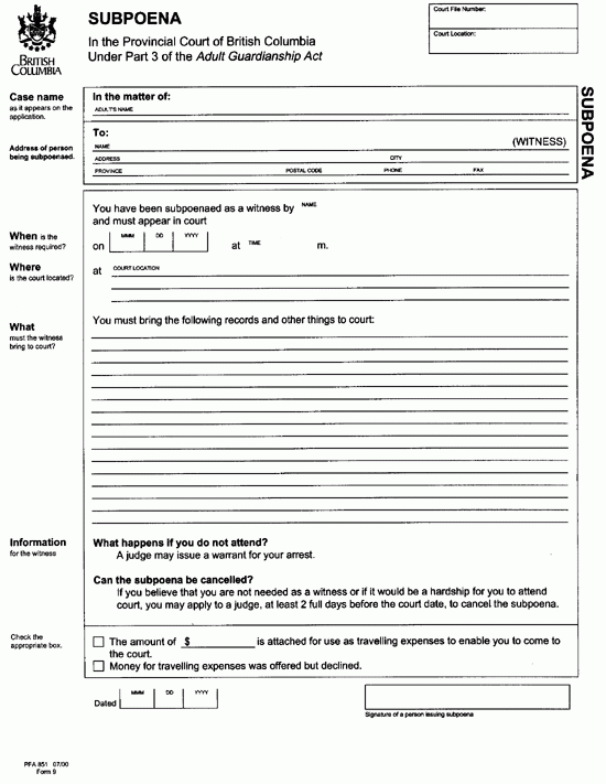 Bc Civil Court Rules Forms Civil Form 2024