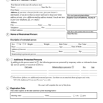 Blank Restraining Order Form Fill Out Sign Online DocHub