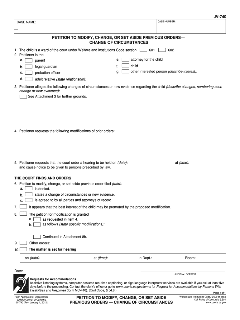 Ca Court Forms Fillable Fill Out Sign Online DocHub