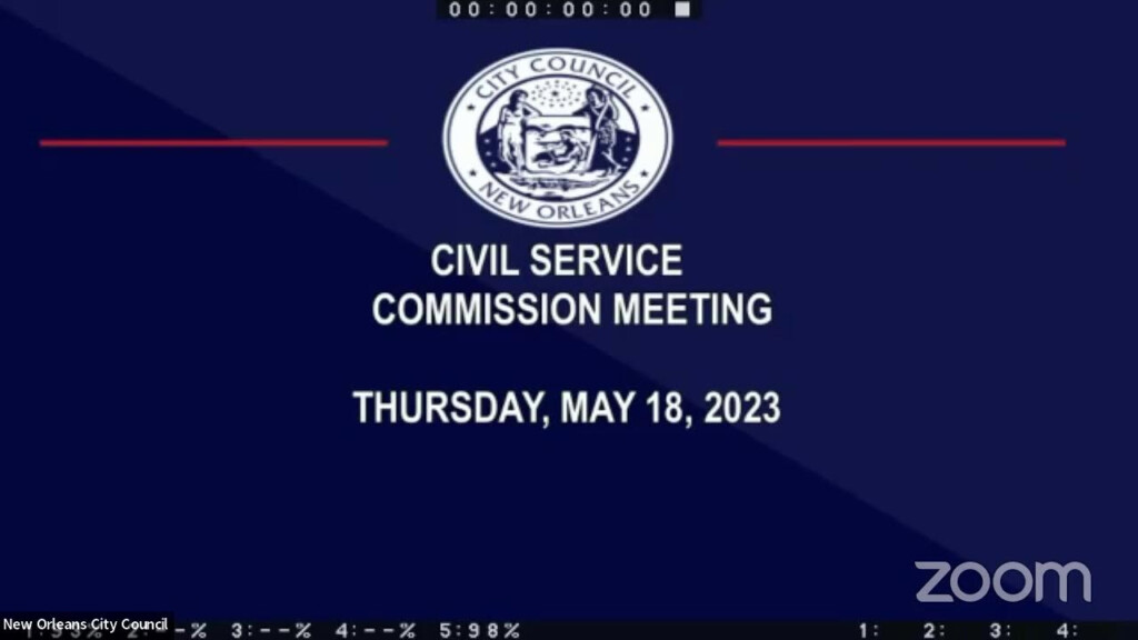 Civil Service Commision Meeting 5 18 2023 YouTube