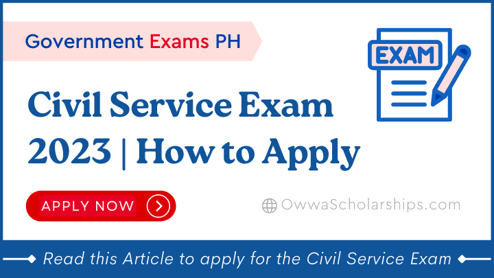 Civil Service Exam 2023 Application Qualifications How To Apply