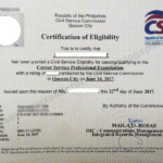 Civil Service Exam PH How To Claim Certification Of Eligibility