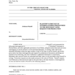 Discovery Interrogatories From Plaintiff To Defendant With Production