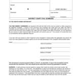 District Court Colorado Doc Template PdfFiller