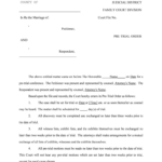 Family Court Pretrial Statement Superior Court Maricopa Form Fill Out