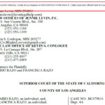 File Stamp Ribbon On Los Angeles Civil Court Documents E Filing Help