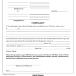 Fillable Complaint Form Printable Forms Free Online