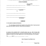 Fillable Summons Form Printable Forms Free Online