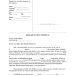 Florida Final Release Of Lien Form Pdf Fill Online Printable
