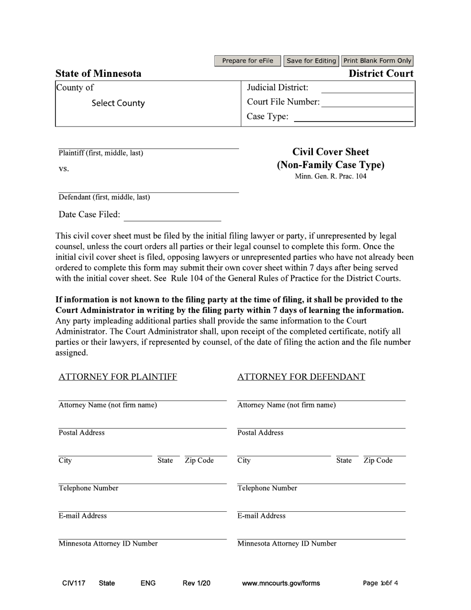 Form CIV117 Fill Out Sign Online And Download Fillable PDF