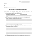 Form To File A Civil Contempt 15th Court Fill Out Sign Online DocHub