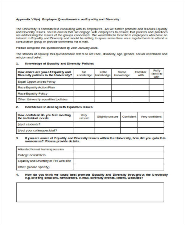 FREE 39 Survey Forms In MS Word