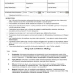 FREE 9 Work Evaluation Form Samples Templates In PDF MS Word