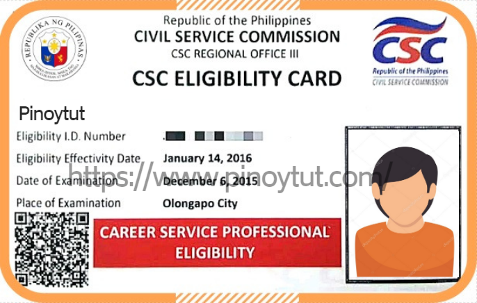 How To CSC Claim Eligibility Card Pinoytut