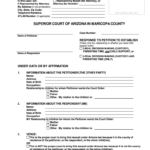 Maricoopa Superior Court Fill Online Printable Fillable Blank
