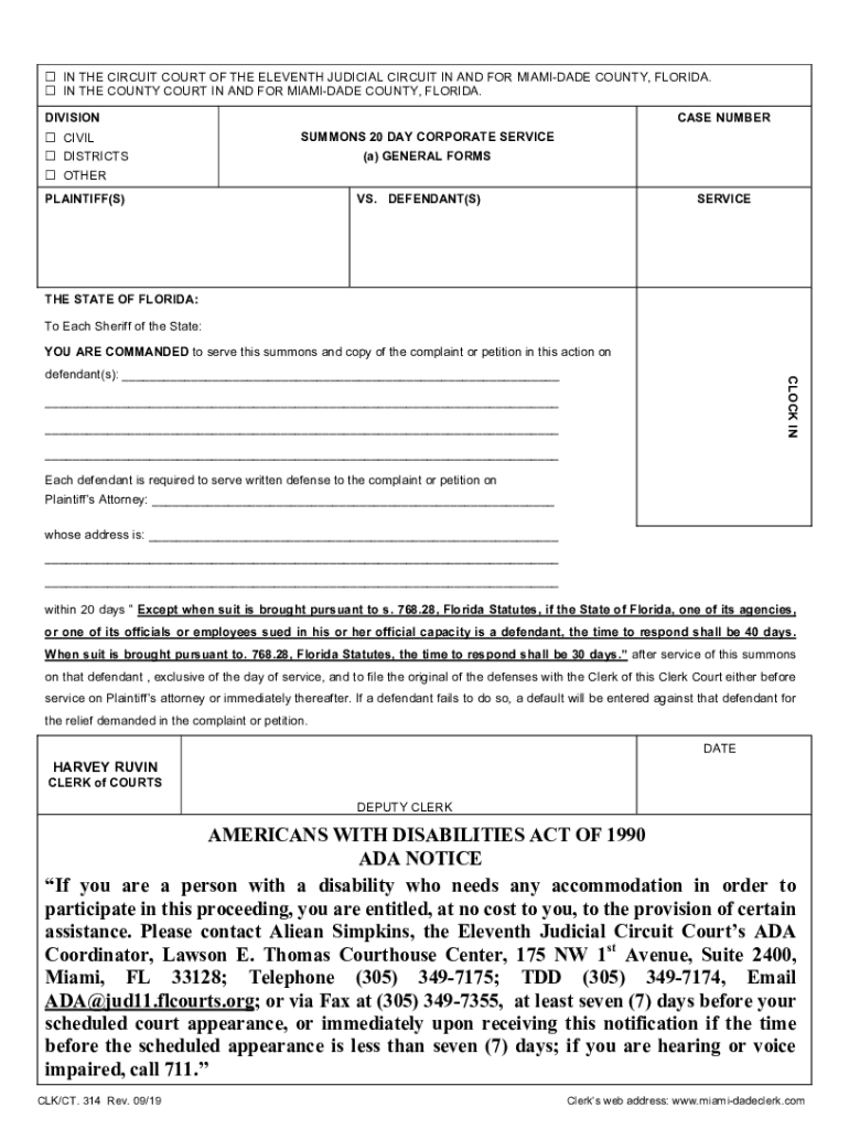 Miami Dade Contact Sheet Form Fill Out And Sign Printable PDF