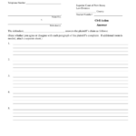 New Jersey Special Civil Part Answer Form Fill Online Printable