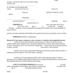 New York Form Order Cause Fill Out And Sign Printable PDF Template