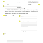 Notice Appearance Form Fill Out And Sign Printable PDF Template SignNow