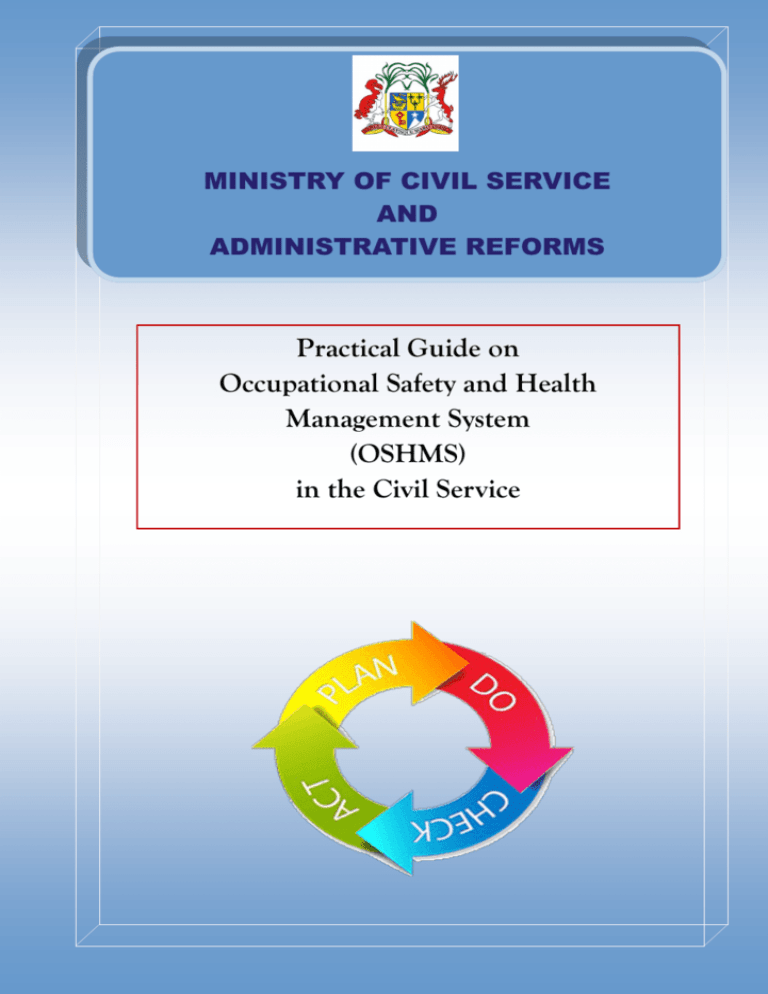 OSHMS Ministry Of Civil Service And Administrative Reforms